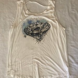 💎Juicy Couture White Diamond Loose Tank Top💎